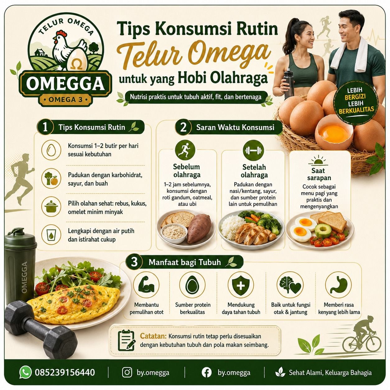 Tips Nutrisi Olahraga